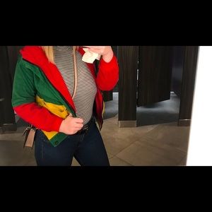 Vivid Color block Jacket
